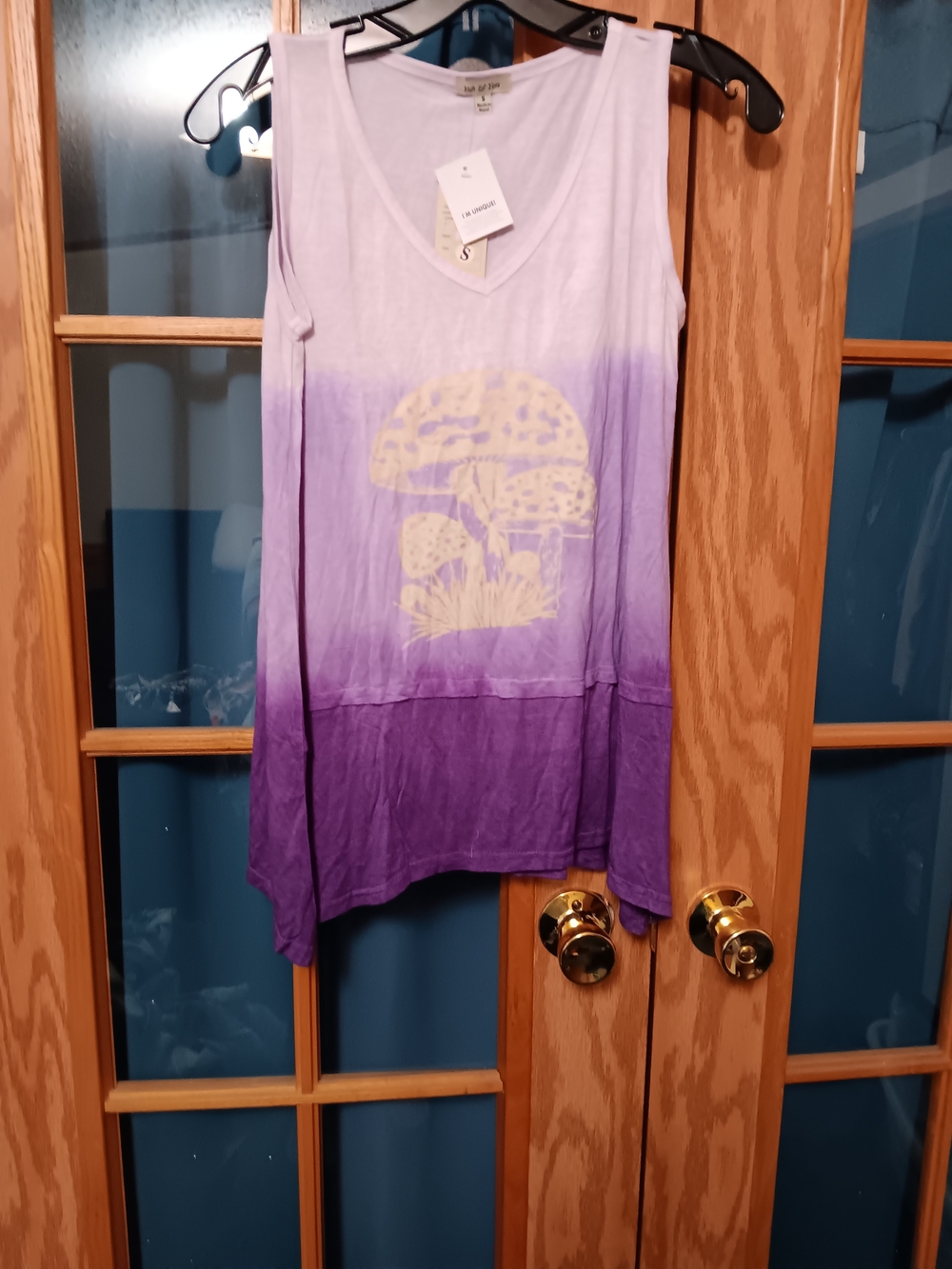 Yak & Yeti Mushroom Tiedye Tank.
